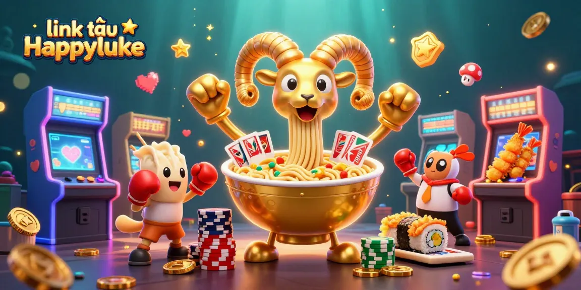 Experience thrilling wins with link vào Happyluke at this unique casino-themed illustration