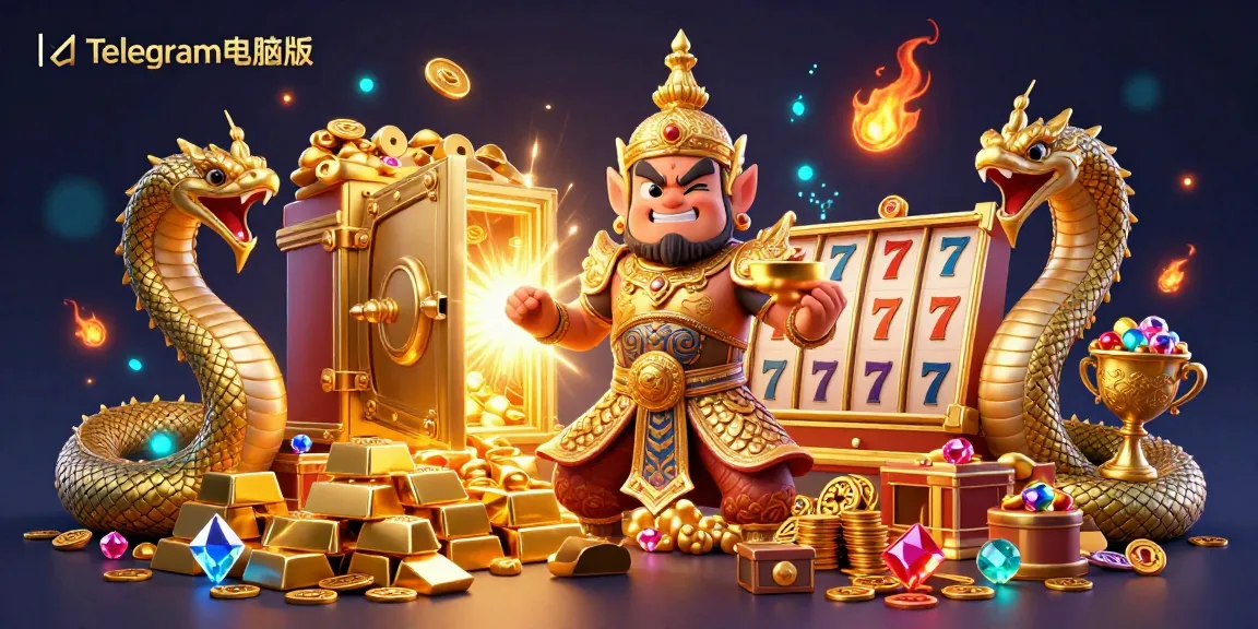 通过在这个充满活力的赌场场景中赢取巨额奖金，与Telegram电脑版互动。