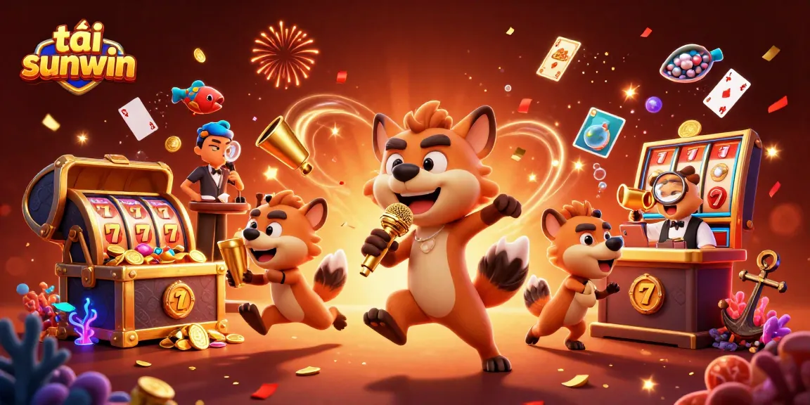 Experience excitement and fun with tải sunwin as hyenas run a comedy casino club with vibrant games and animations.