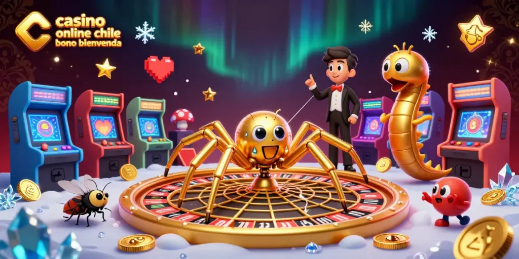 Gana en el casino online Chile bono bienvenida con emocionantes giros y apuestas en tragamonedas en vivo.