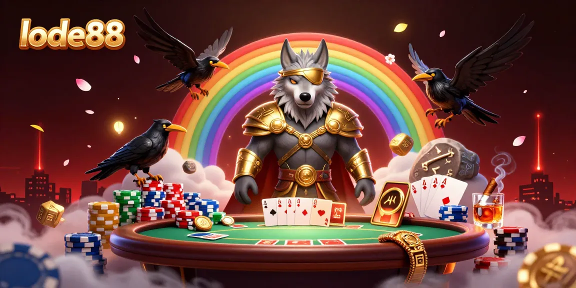 Join the excitement at lode88 with elite poker gameplay amidst mythical Norse-themed elements.