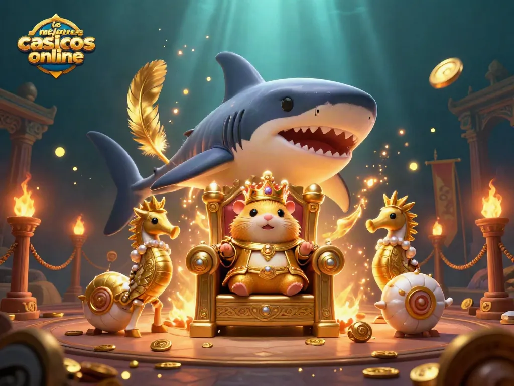 Explora los mejores casinos online con la acción vibrante de un rey hámster y guardianes marinos.