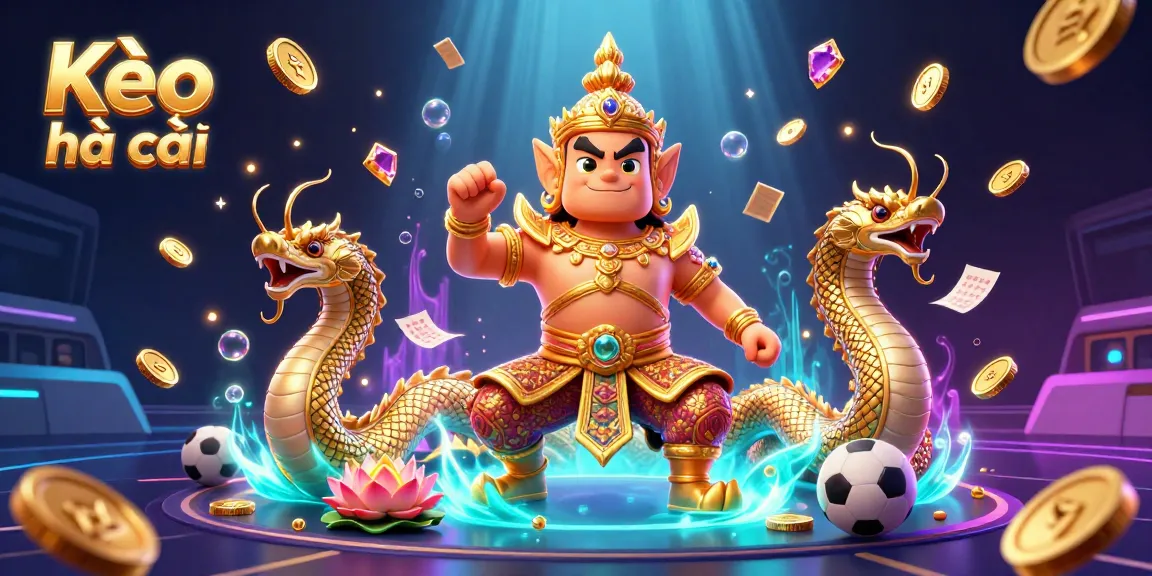 Engage with Kèo nhà cái betting odds amidst a vibrant, immersive sports betting scene filled with action.