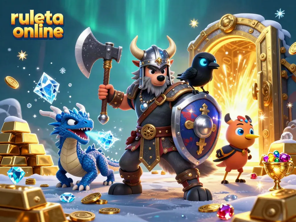 Participa en la ruleta online y elige opciones al azar con esta ilustración colorida y dinámica.