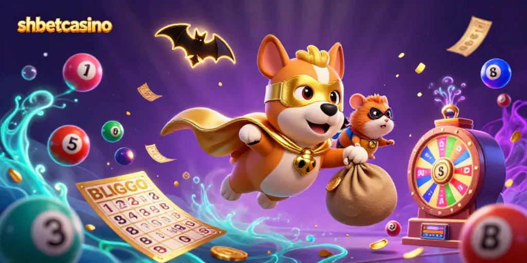 Experience excitement with the superhero dog and hamster duo in an immersive shbetcasino adventure!
