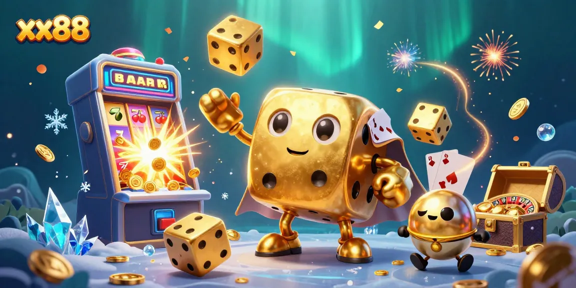 Experience thrilling gameplay at xx88 with a vibrant 3D casino scene featuring dynamic characters and exciting elements.