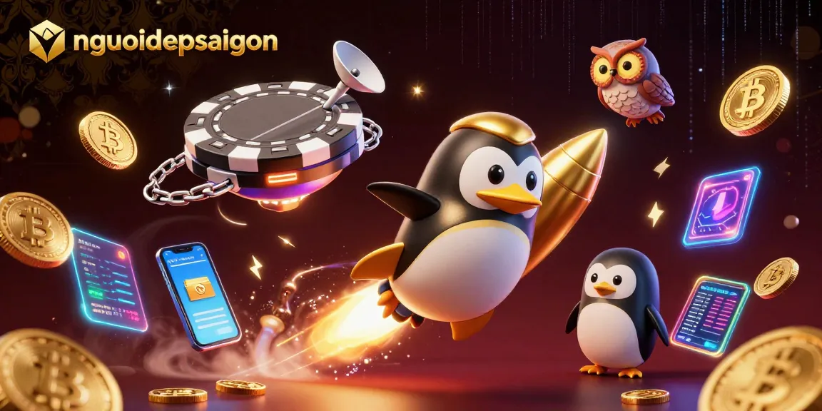 Experience dynamic gambling action with nguoidepsaigon as golden coins scatter in a vibrant, engaging casino scene.