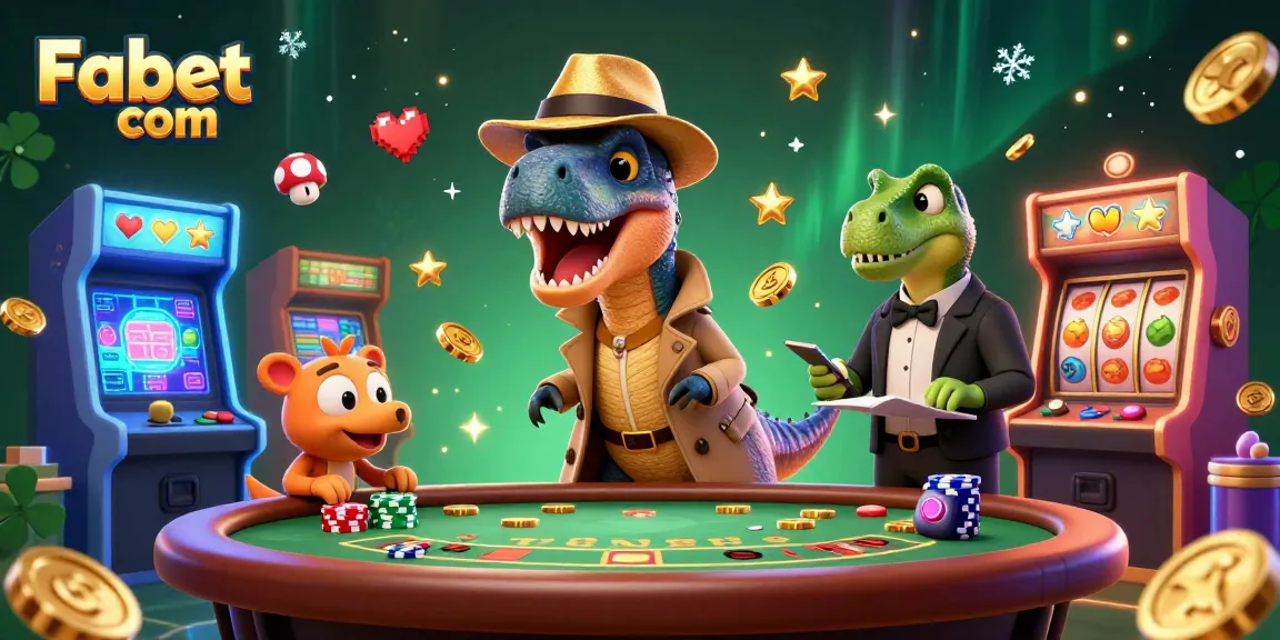 Experience thrilling gaming at Fabet com, featuring a sneaky velociraptor and dynamic casino elements.
