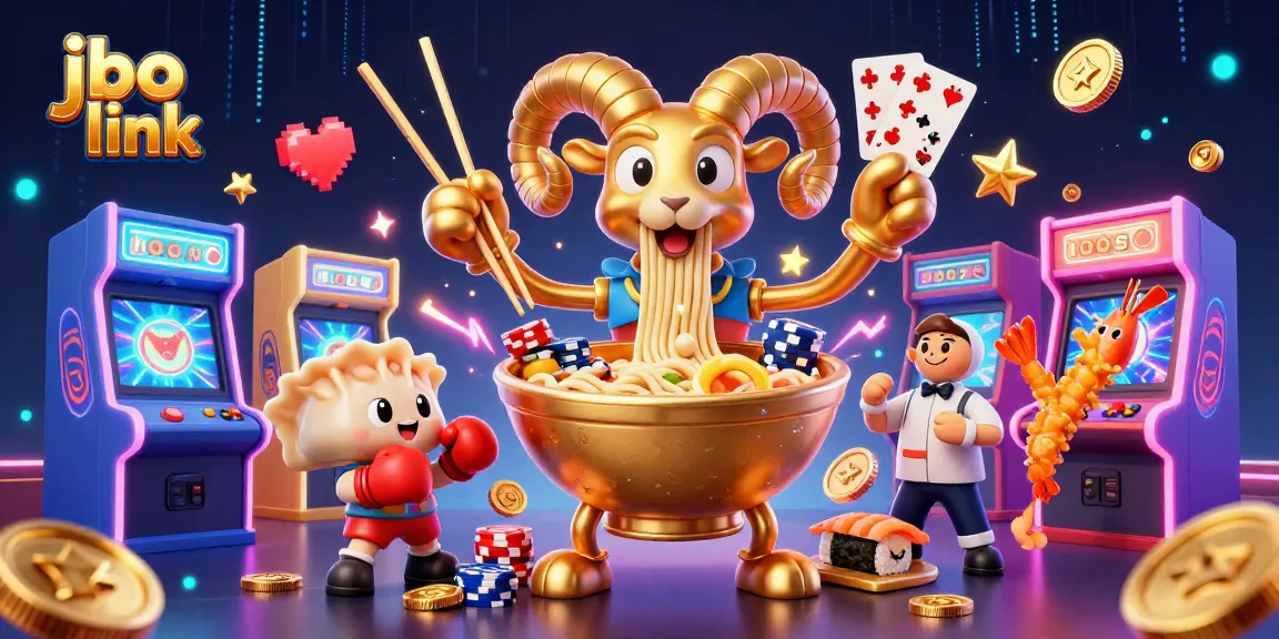 Engage with thrilling gameplay at jbo link in this dynamic casino scene featuring vibrant game elements.